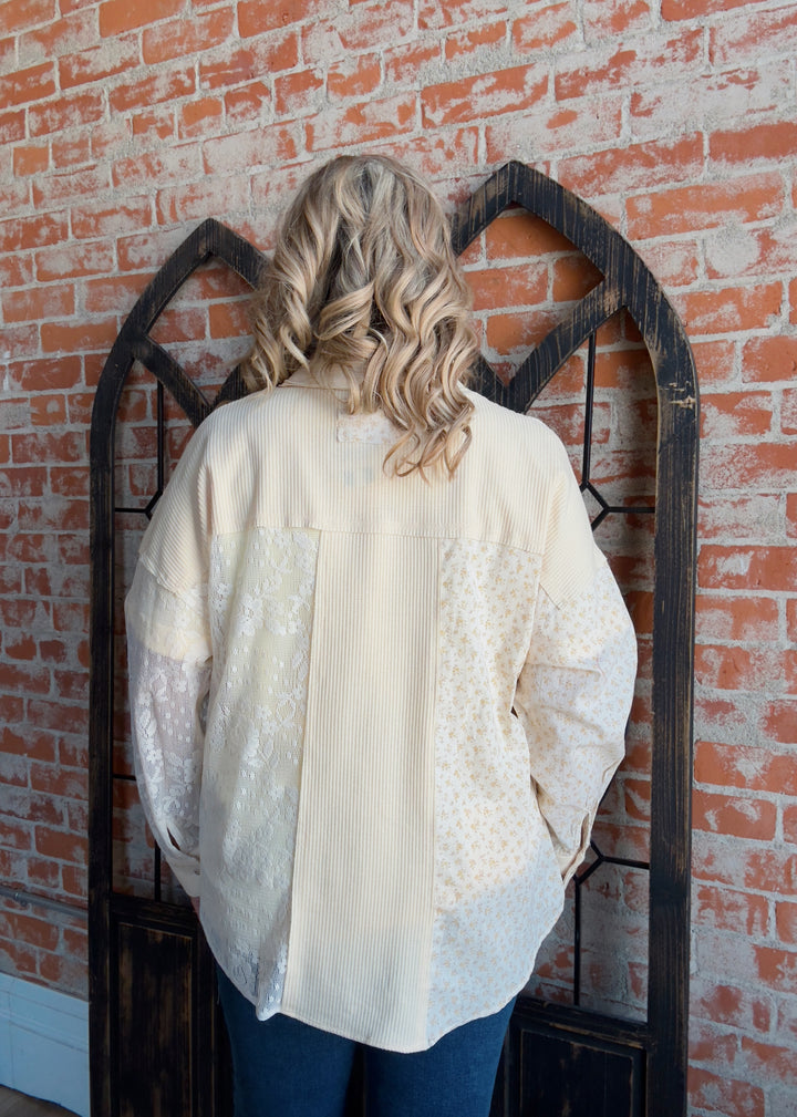 Turning The Corner Floral Button Up-2 Colors