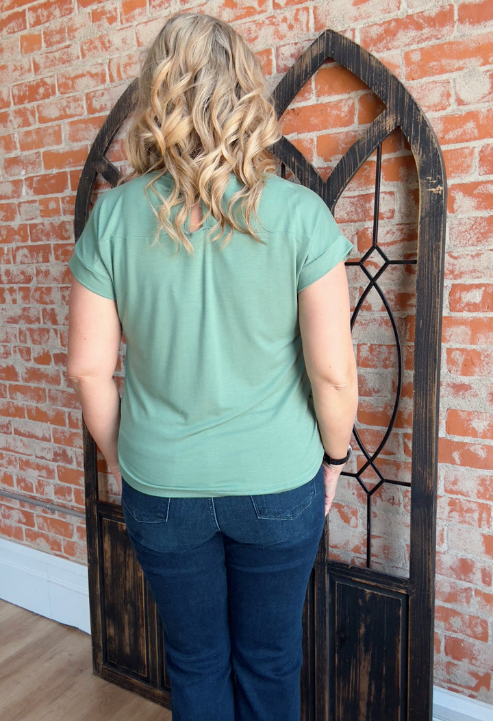 Making Promises Twist Back Tee- 3 Colors