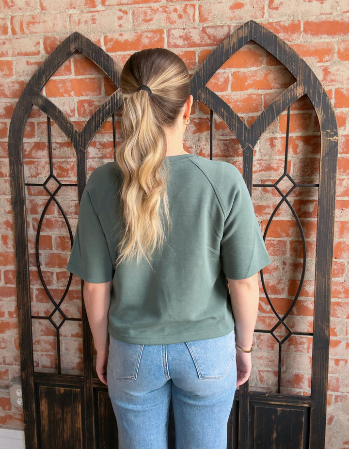 Keep It Chill 3.0 Scuba Tee-Green Tones