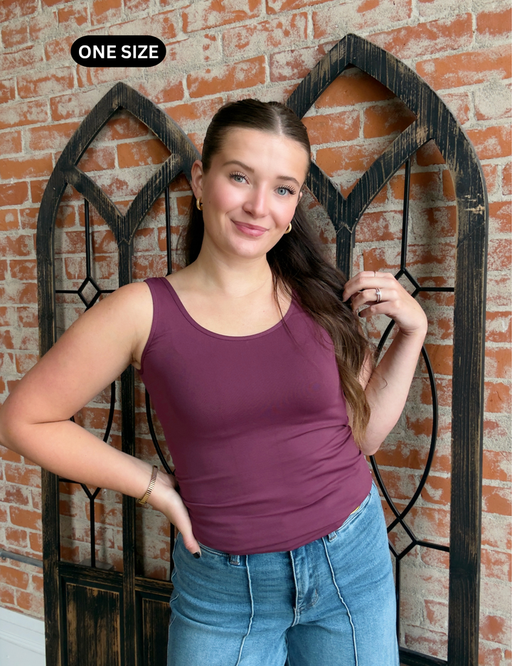 Favored Plum Reversible Tank