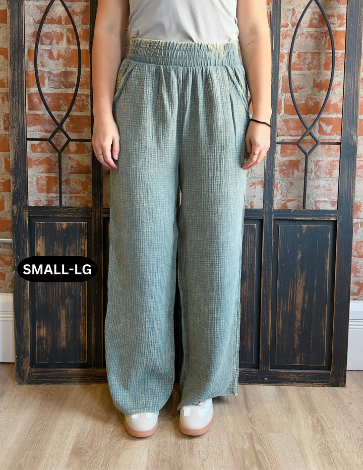 It's My Time Acid Wash Pants-Ash Jade