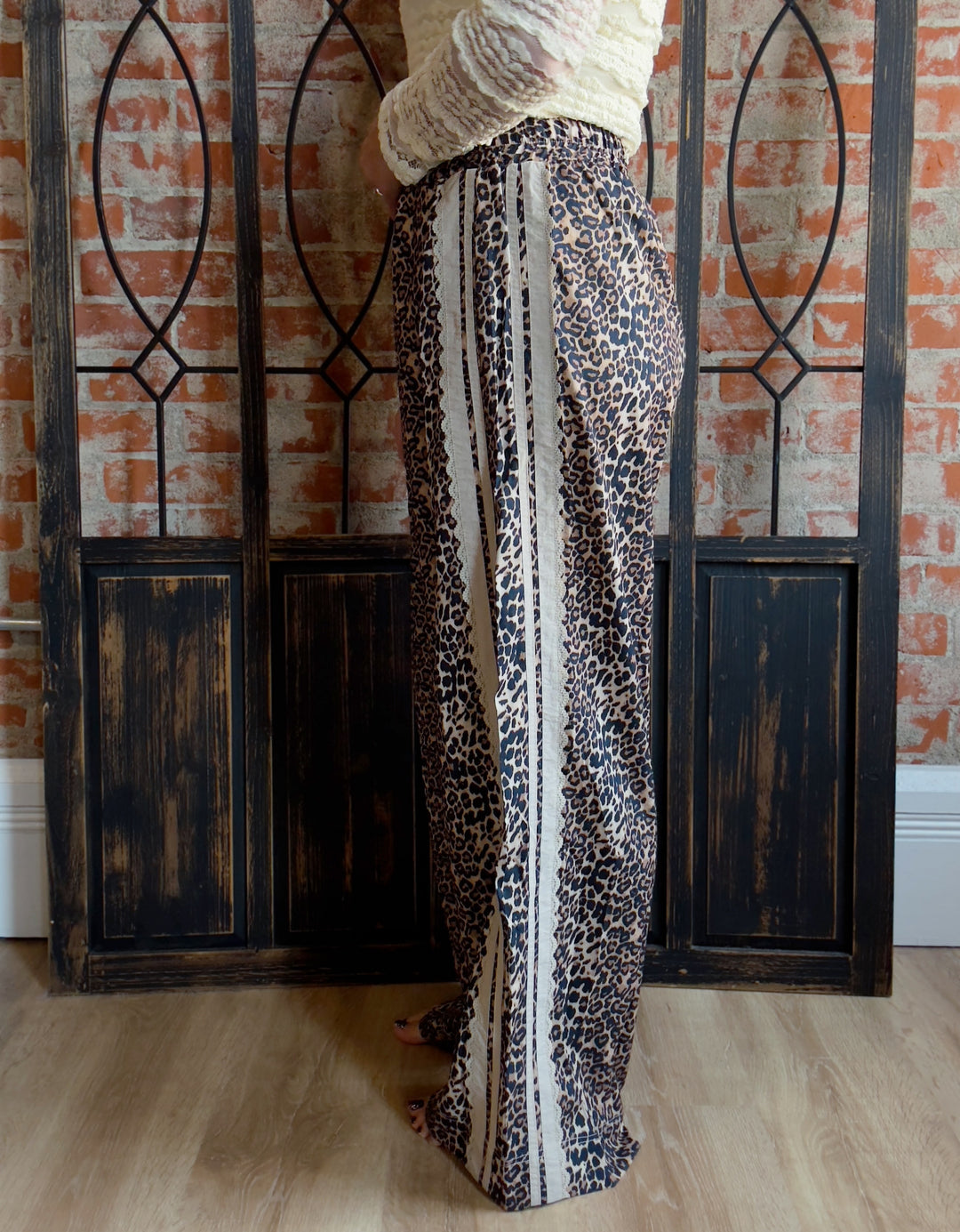 Intimidate You Lace Leopard Pant