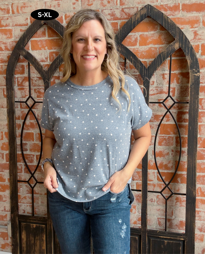 Can't Get Enough Polka Dot Tee