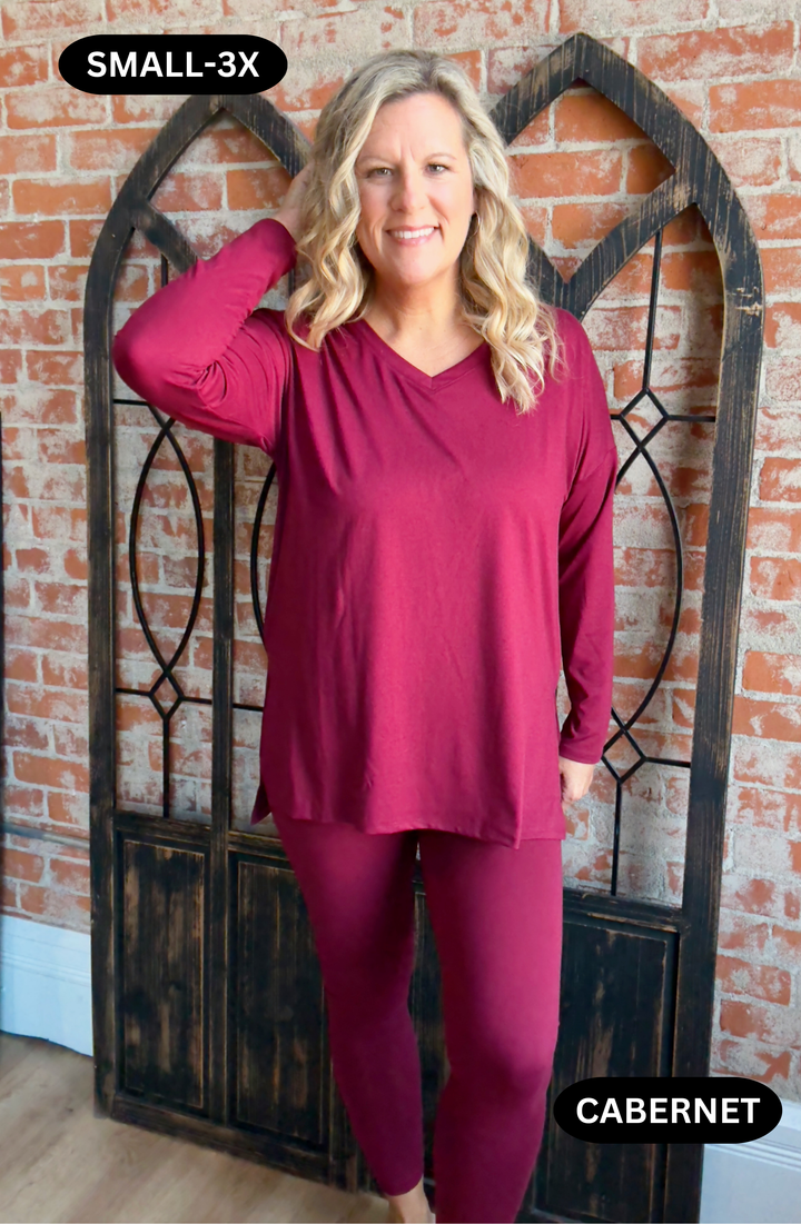 Love To Lounge Set-Purple/Red Tones