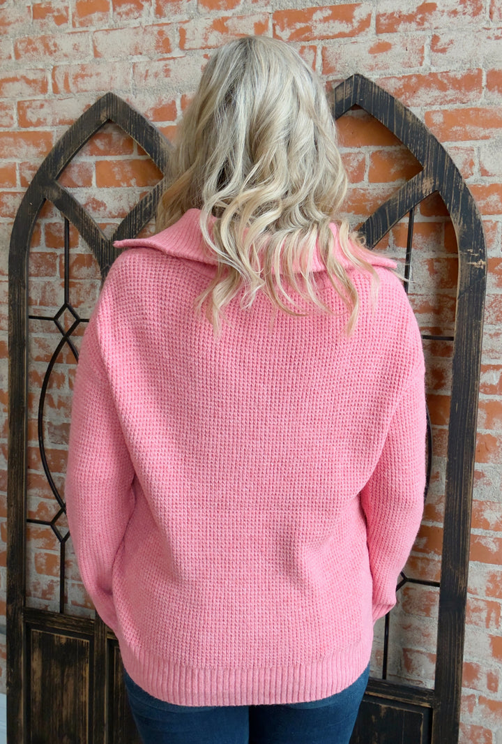 Take It Day To Day Halfzip Sweater