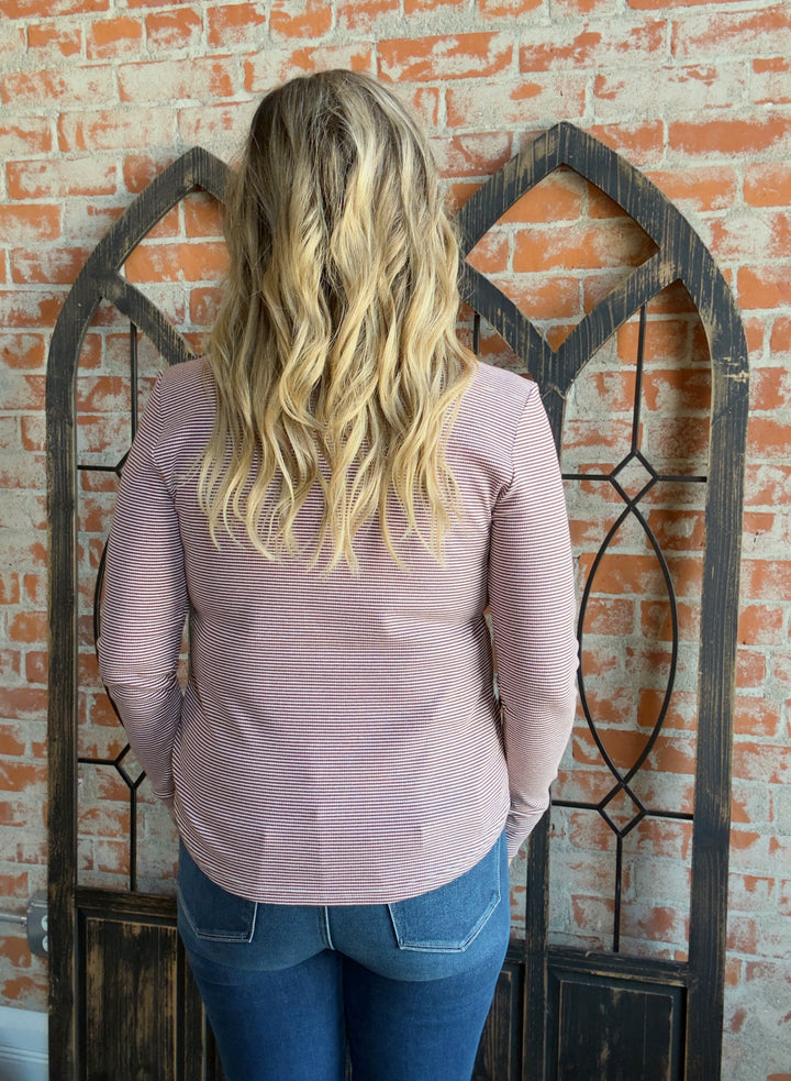 That's Alright Striped Henley
