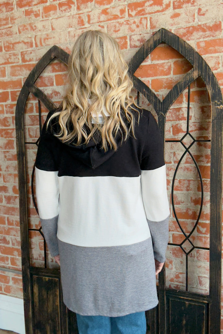 OSU Slay The Day Color Block Cardigan