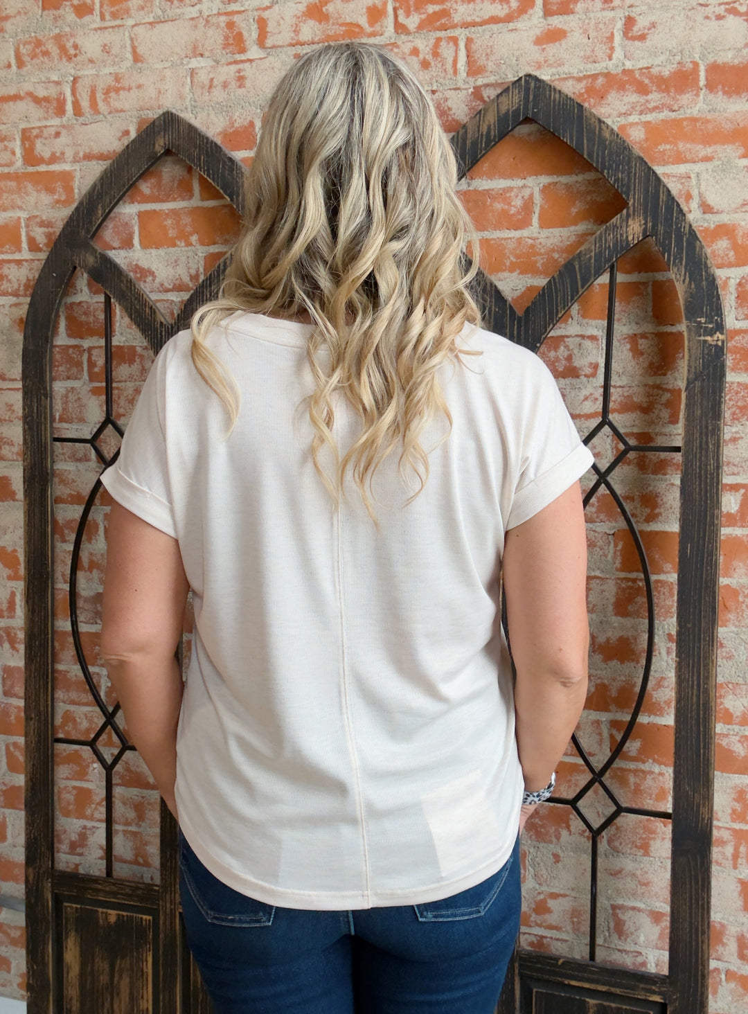 All About Me Basic Tee-Oatmeal