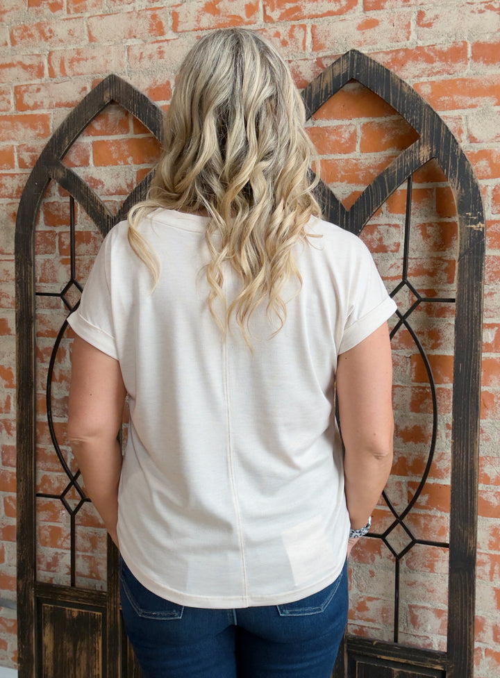 All About Me Basic Tee-Oatmeal