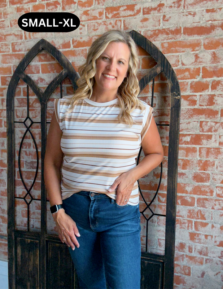 Warm Desire Striped Tee