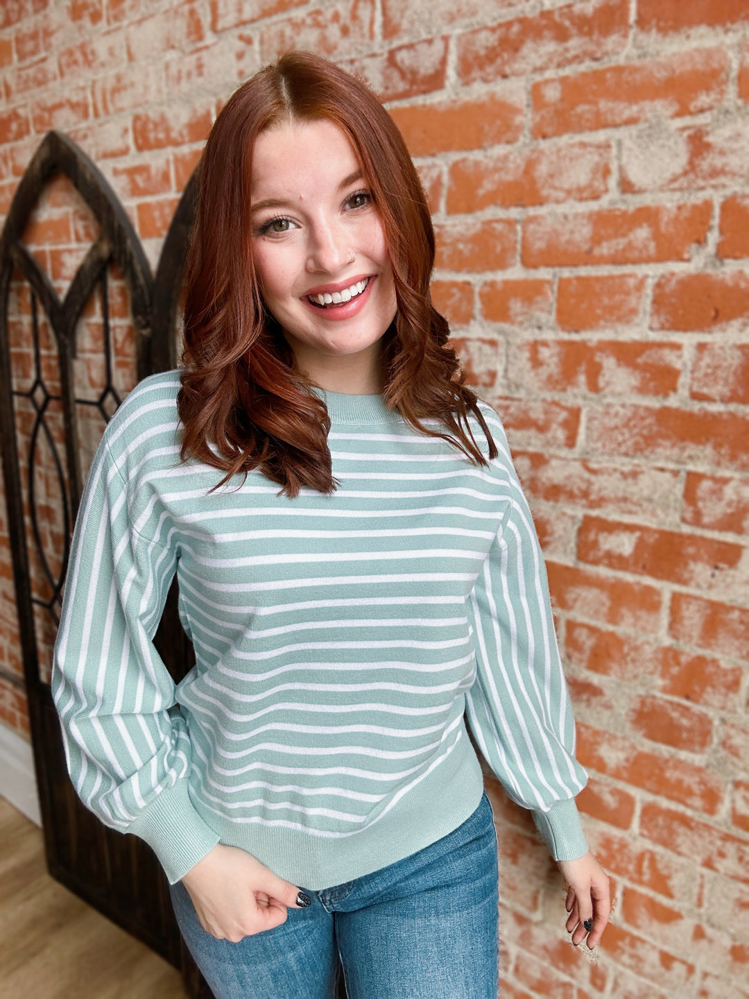 Spring Punch Striped Dolman Sweater-3 Colors