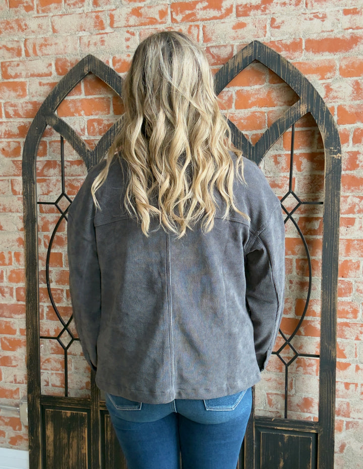 Moonlit Magic Corded Shacket