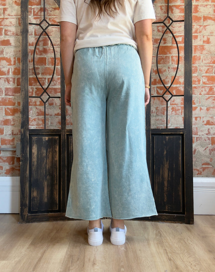 Getting Used To It Washed Pant-Pink & Blue