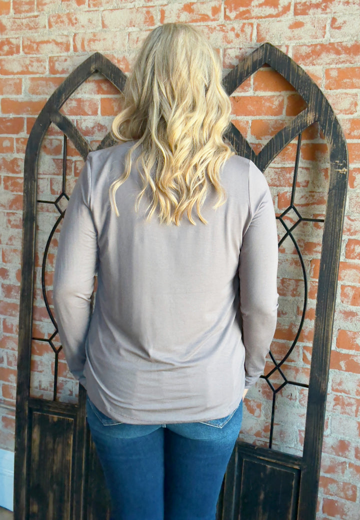 Best I've Ever Had Basic Long Sleeve- Shark Grey