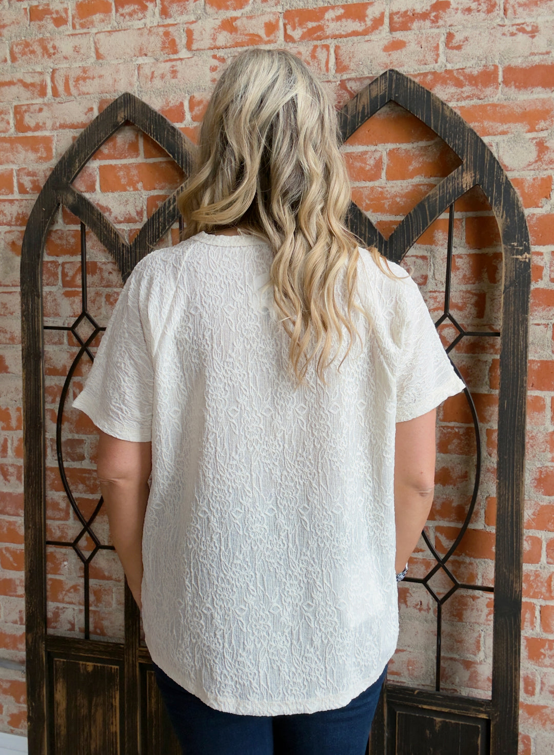 It's All In The Details Lace Tee