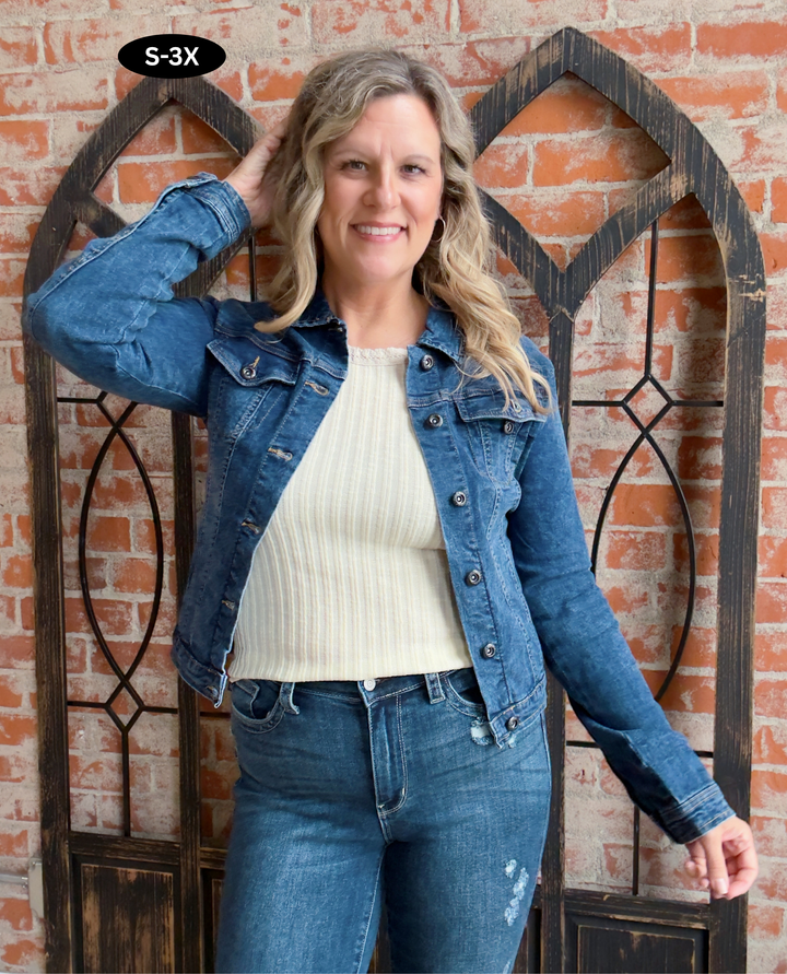 Through The Summer Denim Jacket