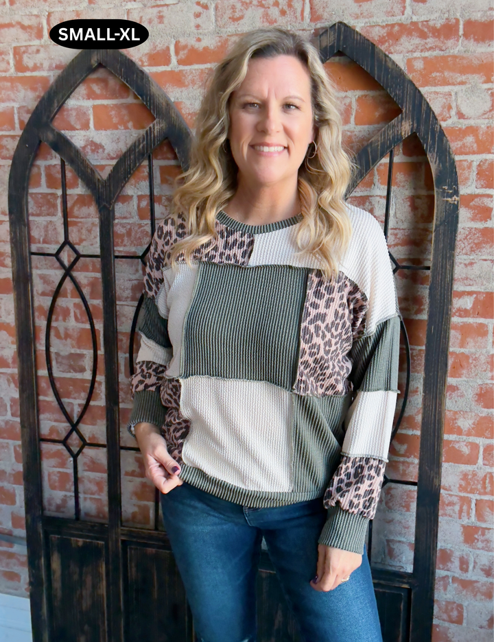 Do Your Thang Leopard Colorblock