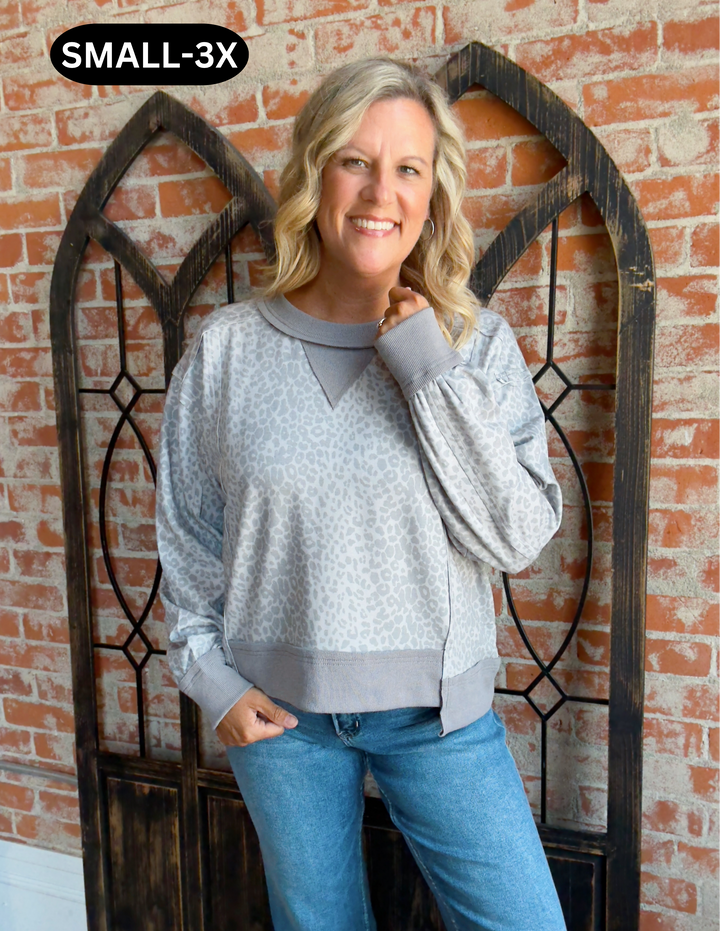 Hazy Days Leopard Long Sleeve