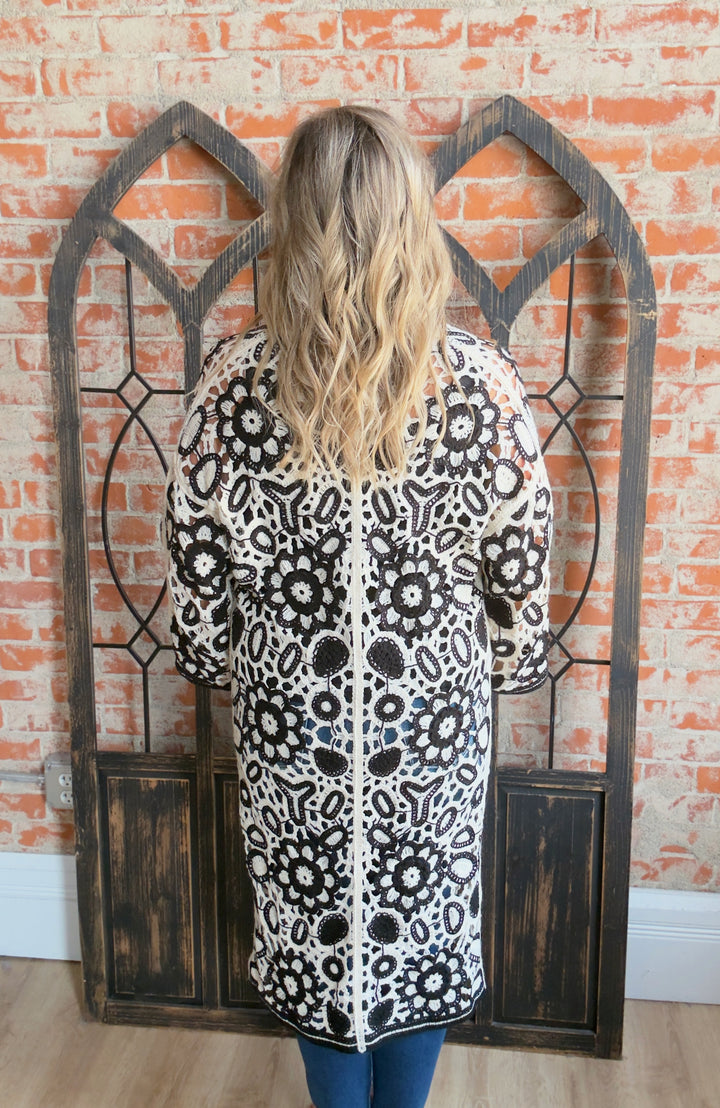 Free Fallin Crochet Duster