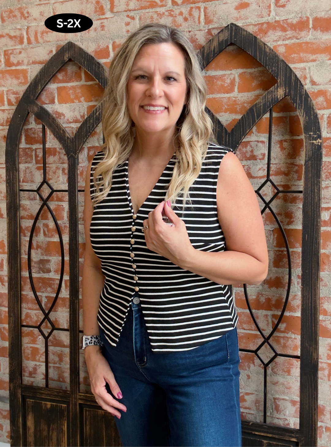 Powerhouse Striped Vest