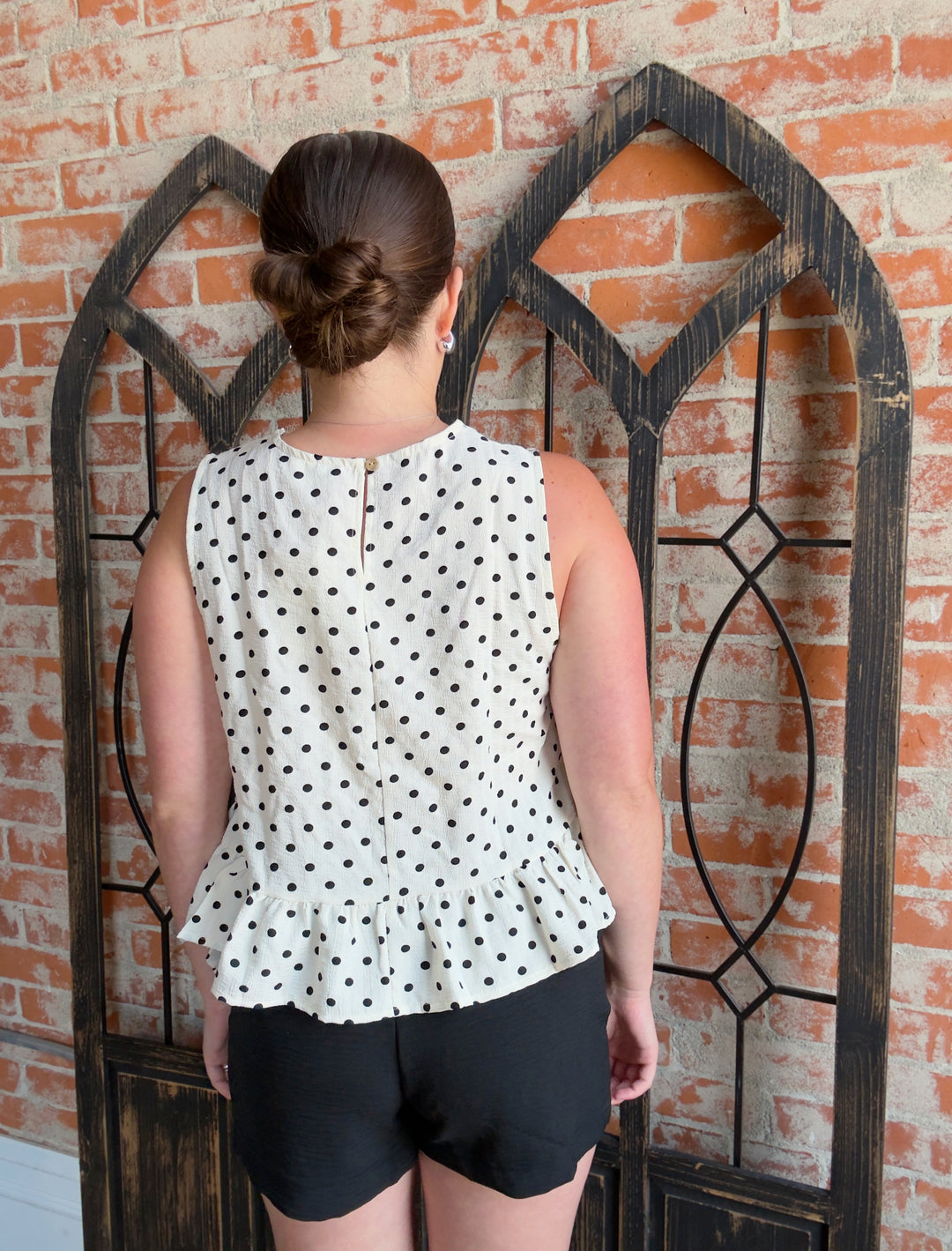 Can't Fool Me Polka Dot Tank