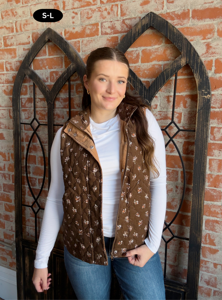 My Darling Floral Vest