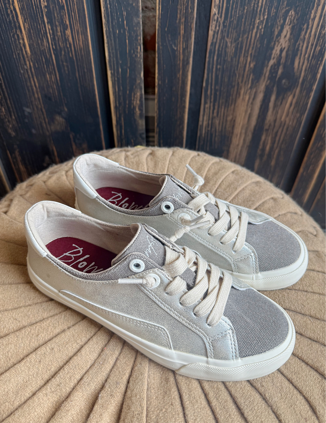 So Chic Silver Metallic Sneaker
