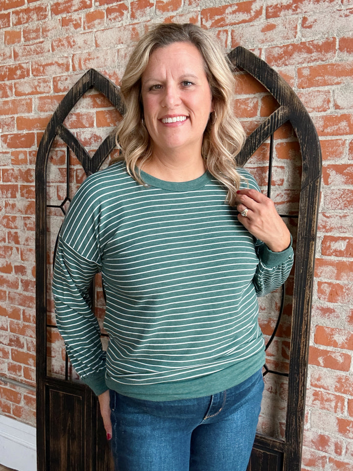 My New Favorite Stripe Long Sleeve-3 Colors