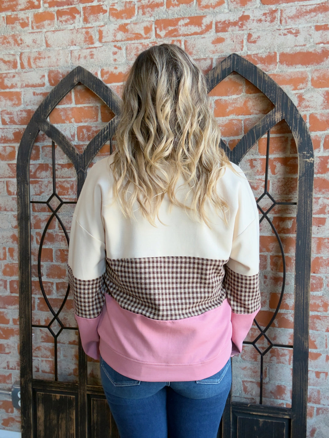 Stacked To Perfection Plaid Scuba