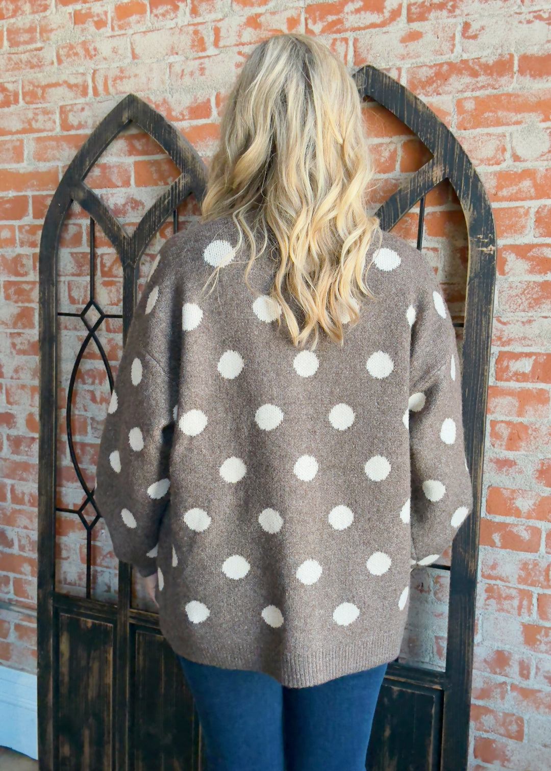 Spot On Sweater Cardigan