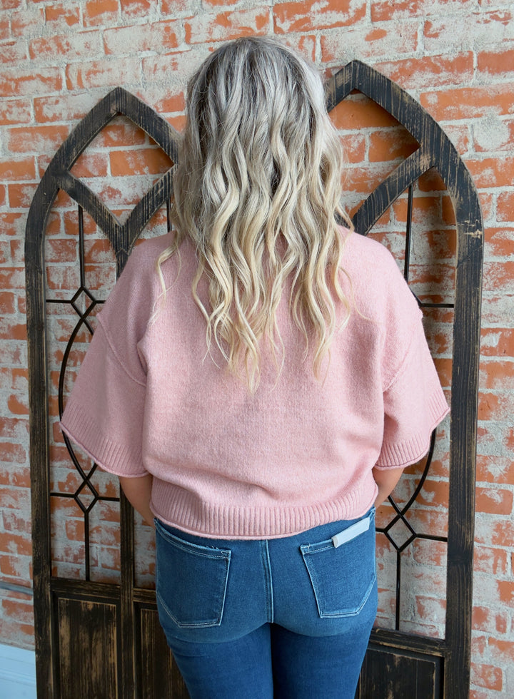 Born For This Sweater-Pink