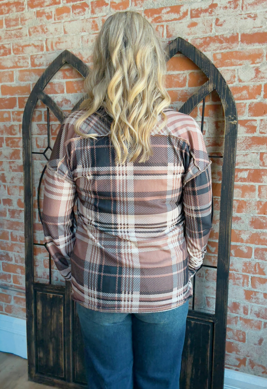 Plaid To Meet You Long Sleeve