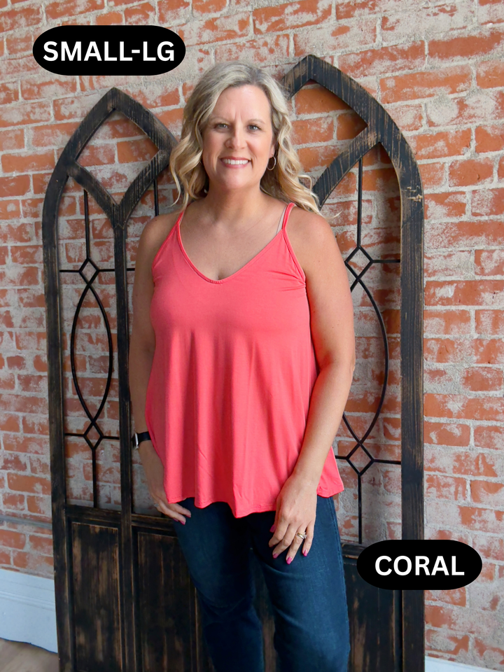Great Experience Cami Tank-3 Colors