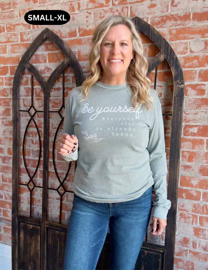 Be Yourself Mineral Wash Long Sleeve