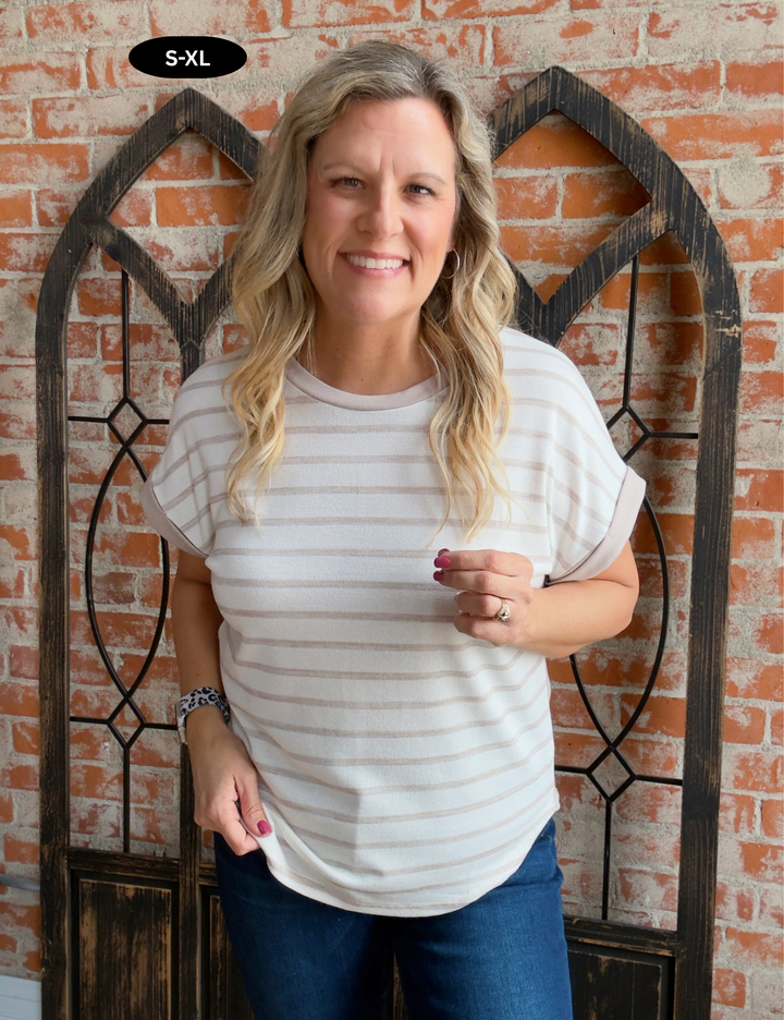 Take It With You Striped Tee
