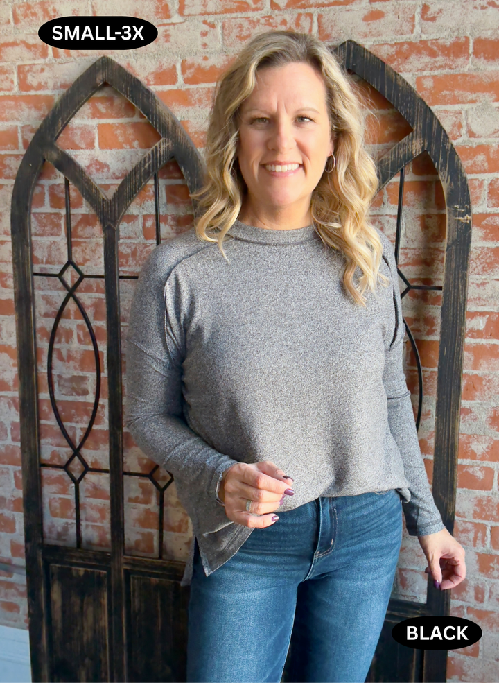 A Soft Hug Long Sleeve-Neutrals