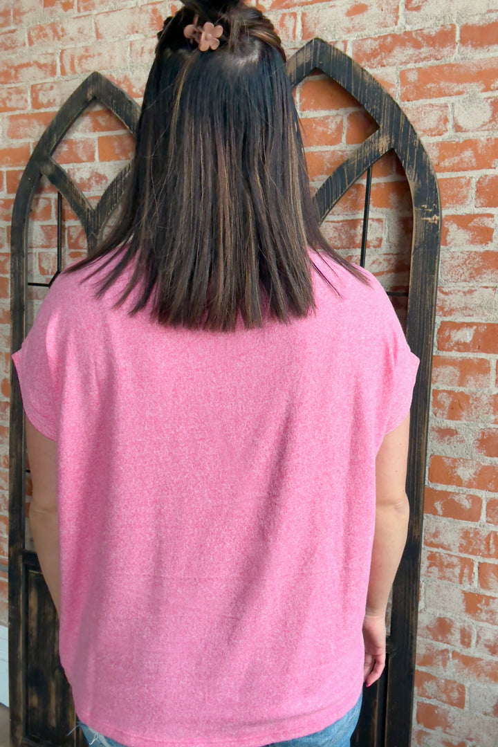 A Soft Hug Pocket Tee- 8 Colors