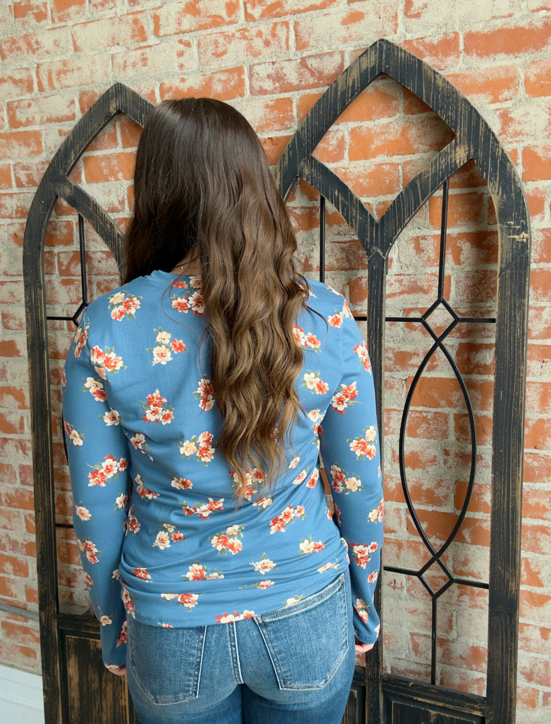 Fiery Floral Long Sleeve