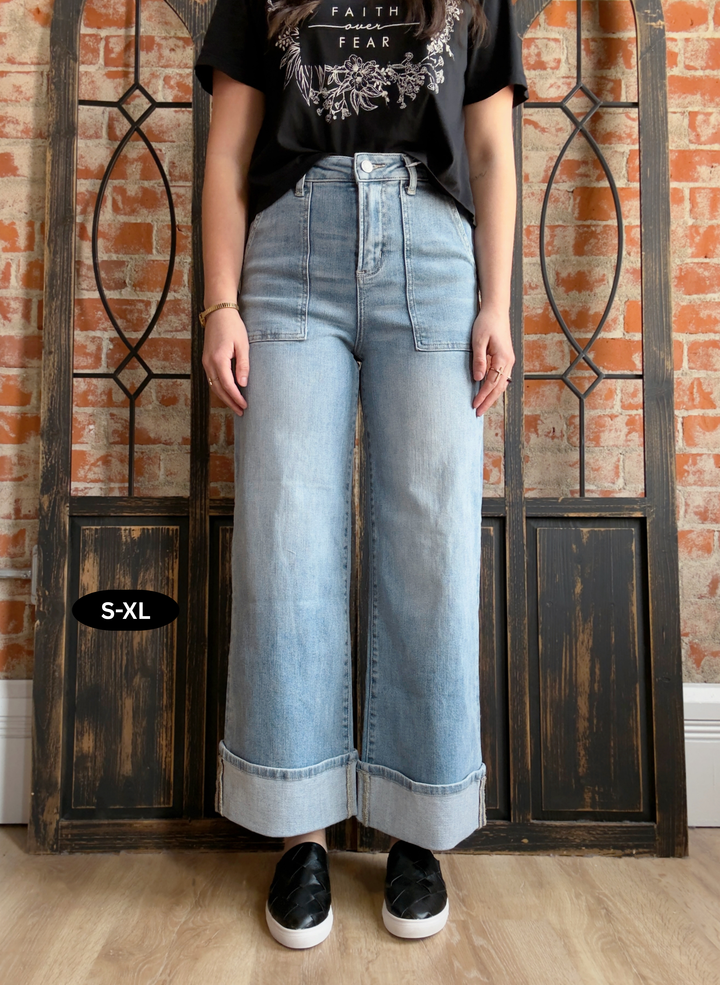 Valuable Cuffed Wide Leg
