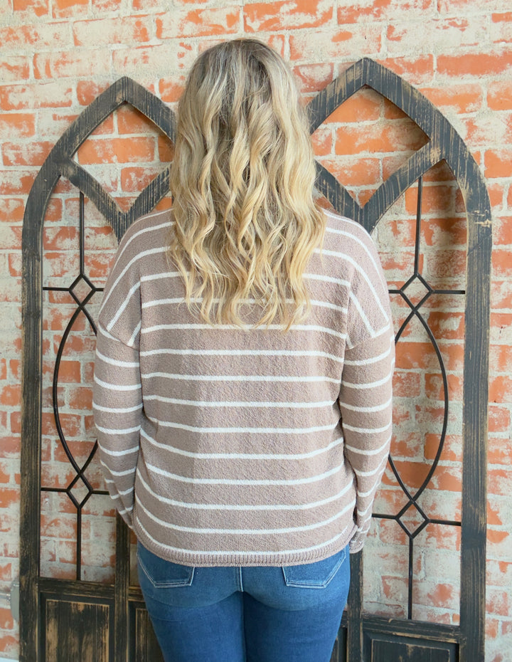 Follow The Rules Striped Sweater