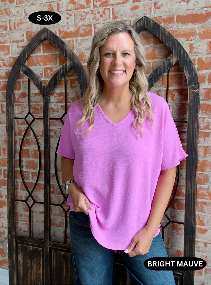 Make An Impact Airflow Blouse-Multiple Colors