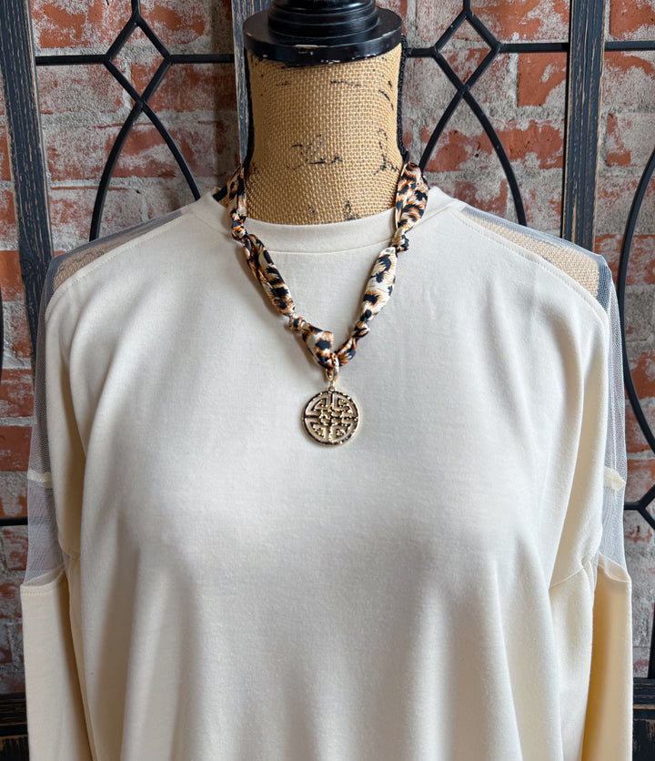 Trending Leopard Scarf Necklace