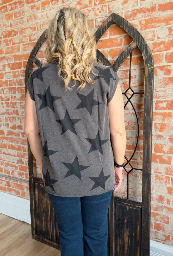 Starry Nights Cap Sleeve