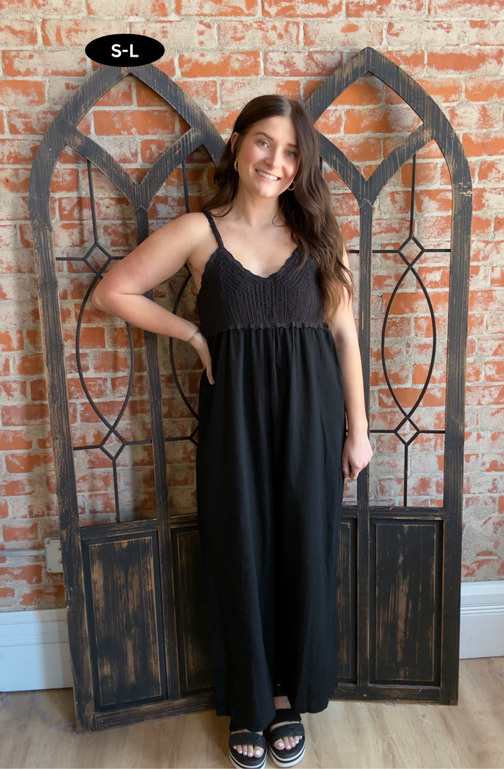 In My Place Crochet Jumpsuit