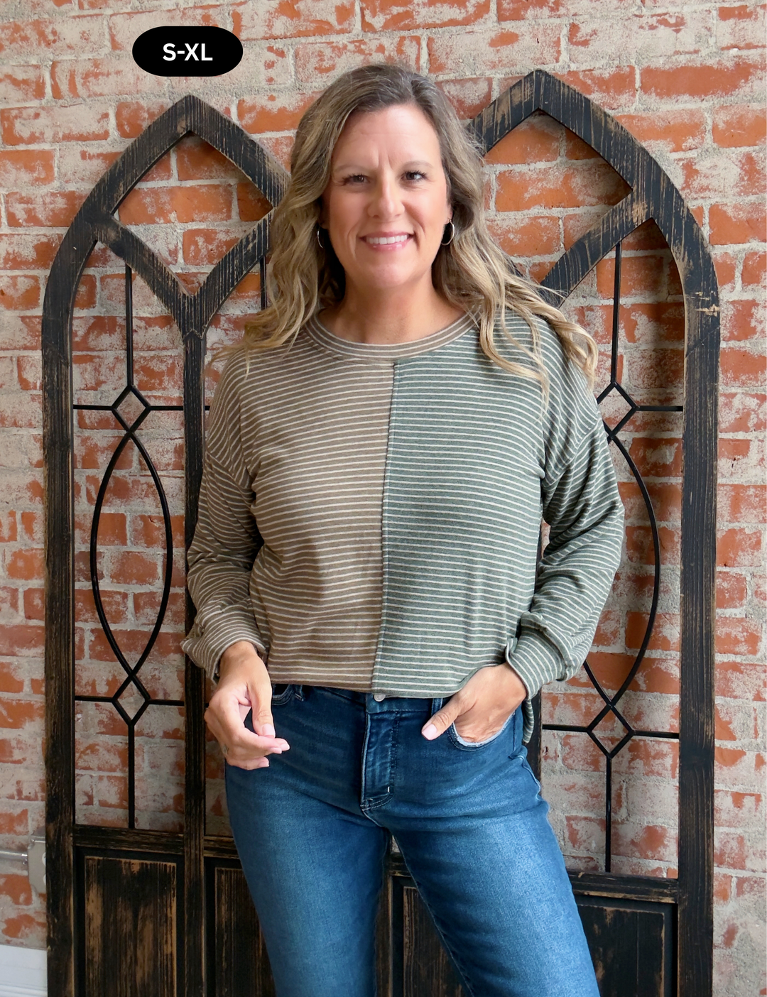 Take It Home Striped Color Block