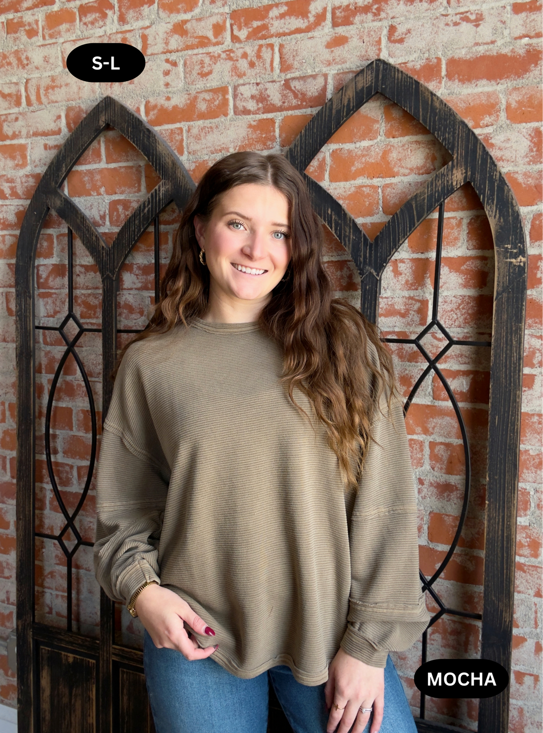 Keep Ya Close Ribbed Long Sleeve- 2 Colors