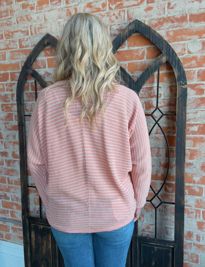 Staying In Striped Kimono-2 Colors