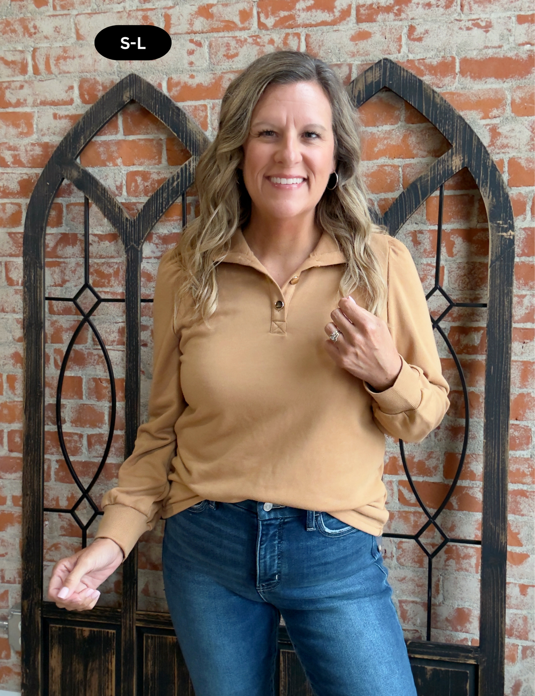 Honey Crisp Henley