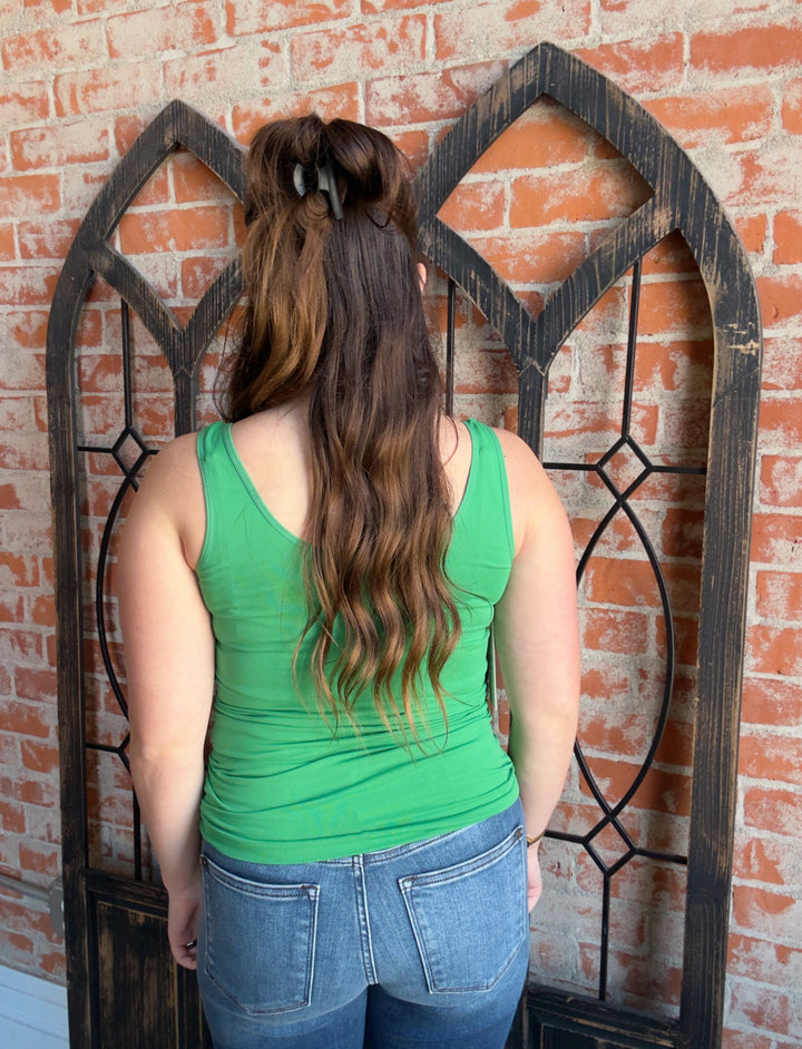 Favored Reversible Tank-Kelly Green