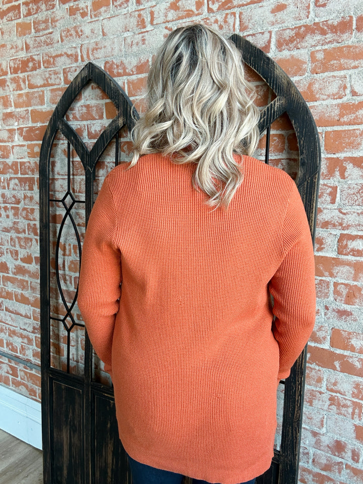 Feels Like Home Waffle Knit Cardigan-4 Colors